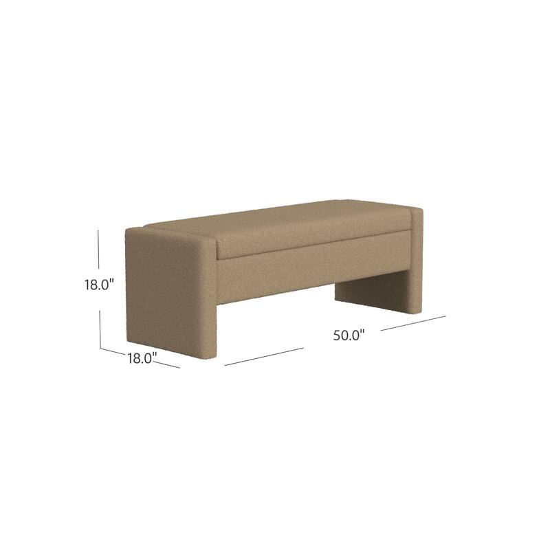HomePop Copenhagen Modern Storage Bench