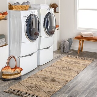 Artistic Weavers Roan Bohemian Geometric Wool & Jute Area Rug