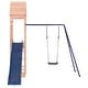 preview thumbnail 15 of 18, vidaXL Swing Set Outdoor Backyard Wooden Playground Equipment for Kids Age 3-8