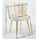 preview thumbnail 14 of 23, Modern dining chair(set of 2 ) with iron tube legs, comfortable backrest, suitable for dining room, living room, cafe
