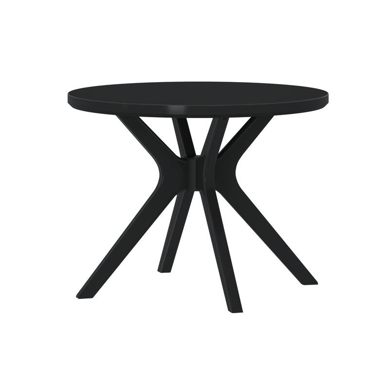 Plank and Beam Verso Cross Leg Round Dining Table - 38"
