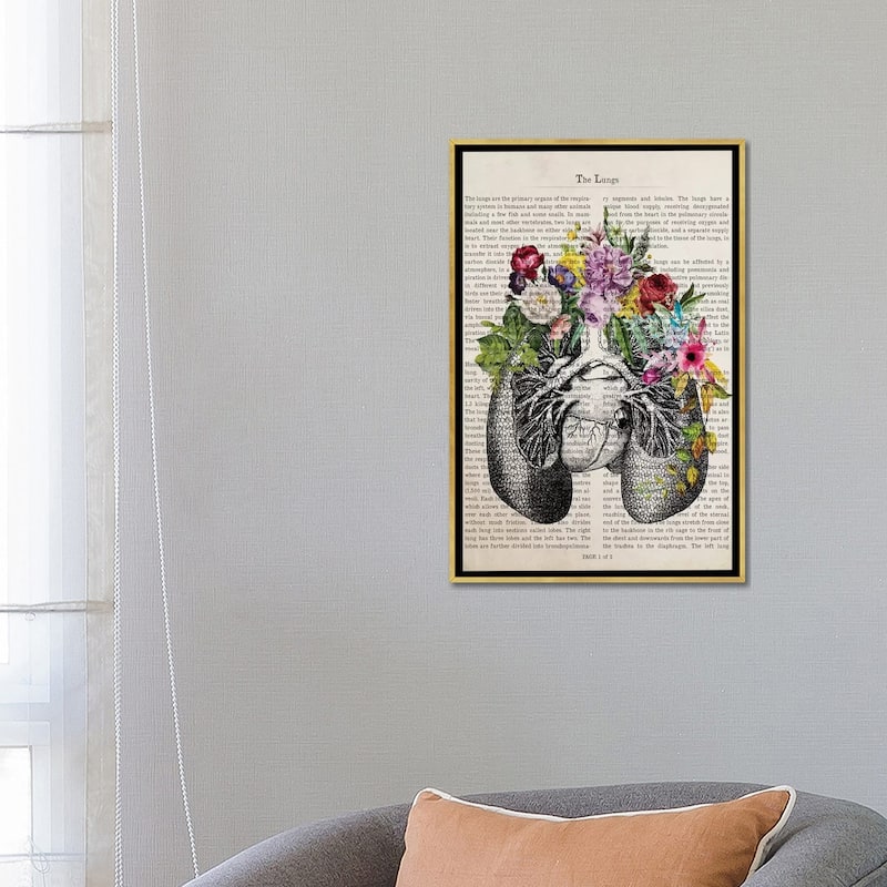 iCanvas "The Lungs" by Aged Pixel Framed Canvas Print