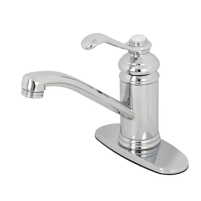Kingston Brass Templeton 1.2 GPM Deck Mounted Bathroom Faucet - Polished Chrome