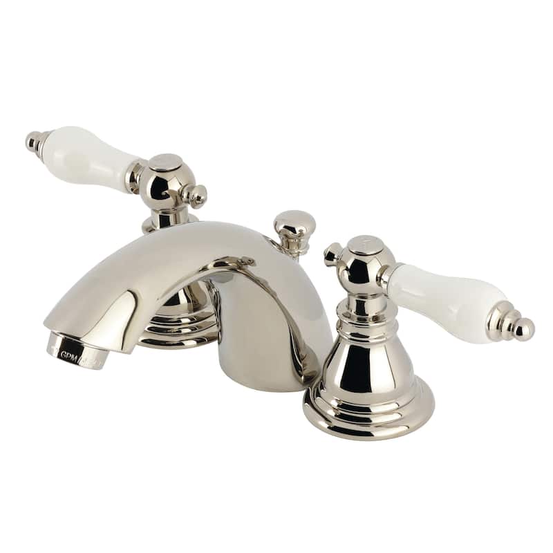 Kingston Brass KB95.APLPN American Patriot 1.2 GPM Widespread Bathroom - Polished Nickel