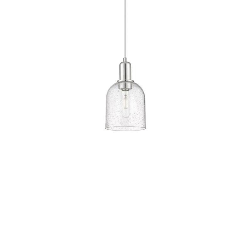 Innovations Lighting 716-1P-11-6 Bella Pendant Bella 6" Wide Mini - Polished Nickel / Seedy