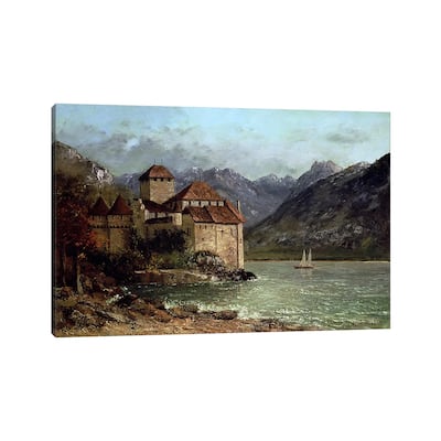 iCanvas "The Chateau de Chillon, 1875 " by Gustave Courbet Canvas Print