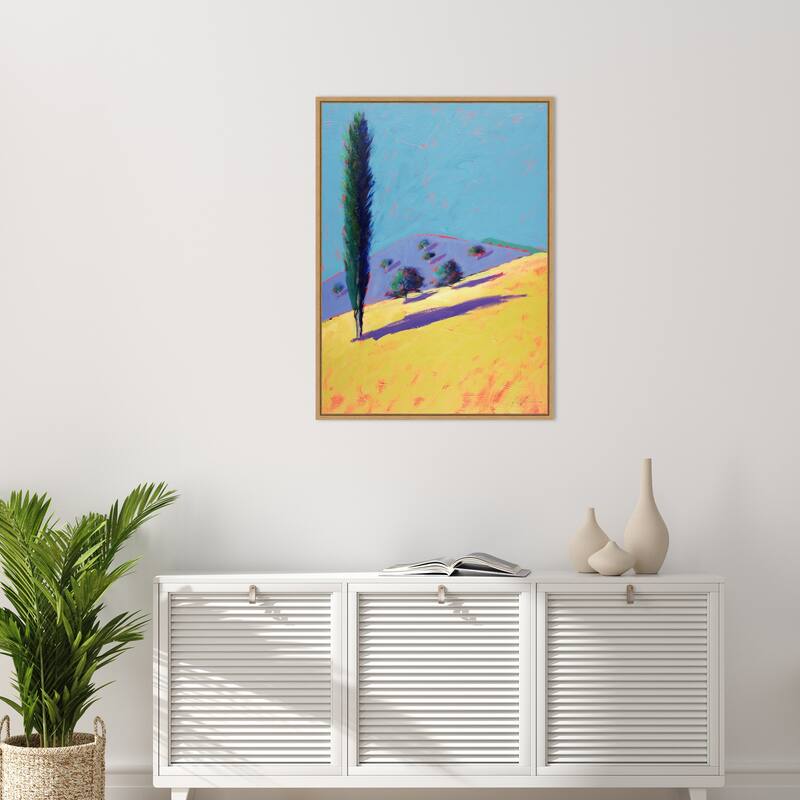 Golden Valley by Paul Powis Framed Canvas Wall Art Print