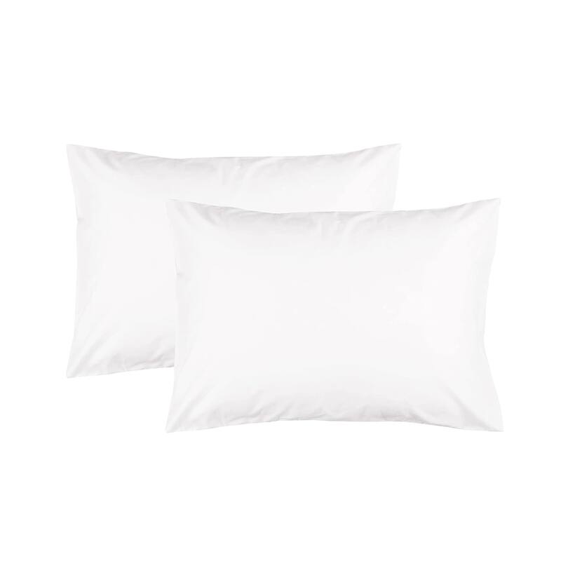 300 Thread Count Cotton Percale Pillowcases with Envelope Closure