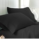 preview thumbnail 17 of 38, Becky Cameron Premium Ultra Soft 2-piece Microfiber Pillowcase Set King - Black