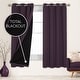 preview thumbnail 93 of 91, Deconovo 100 Percent Blackout with Liner Grommet Curtain (2 Panel)