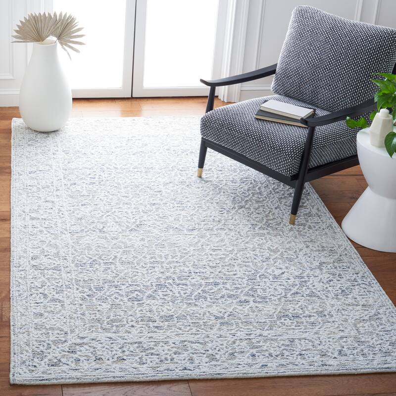 SAFAVIEH Handmade Metro Remkea Wool Rug - 5' x 8' - Ivory/Beige