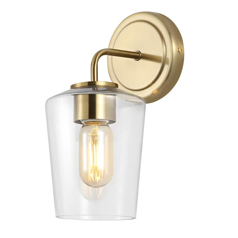 SAFAVIEH Lighting Prospect Wall Sconce - 5" W x 7" D x 11" H