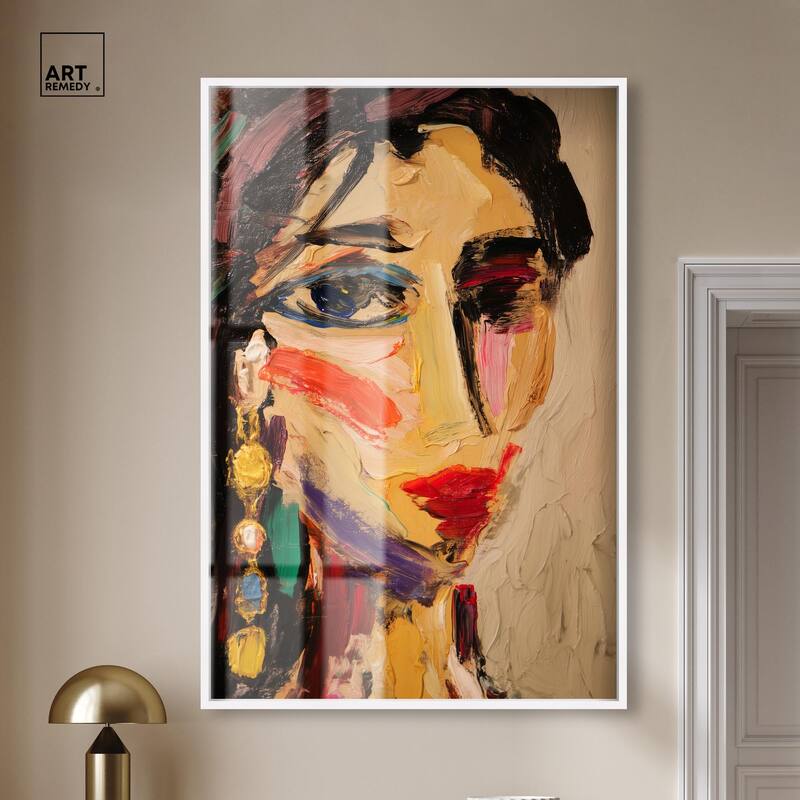 Colorful Expression I Shadowbox by Art Remedy