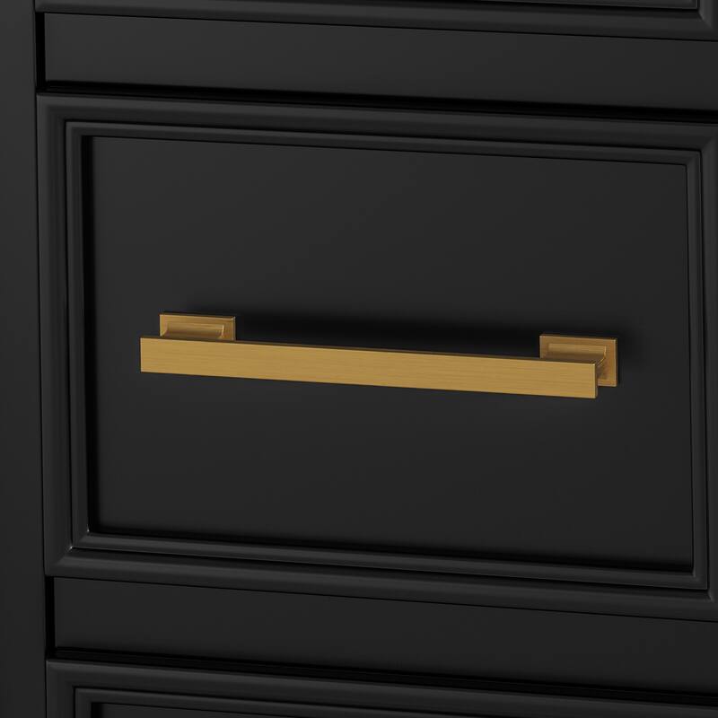 36 Inch Bathroom Vanity with Sink, Soft-Close Sliding Drawers & Cabinet, Bathroom Vanity Cabinet Set in White