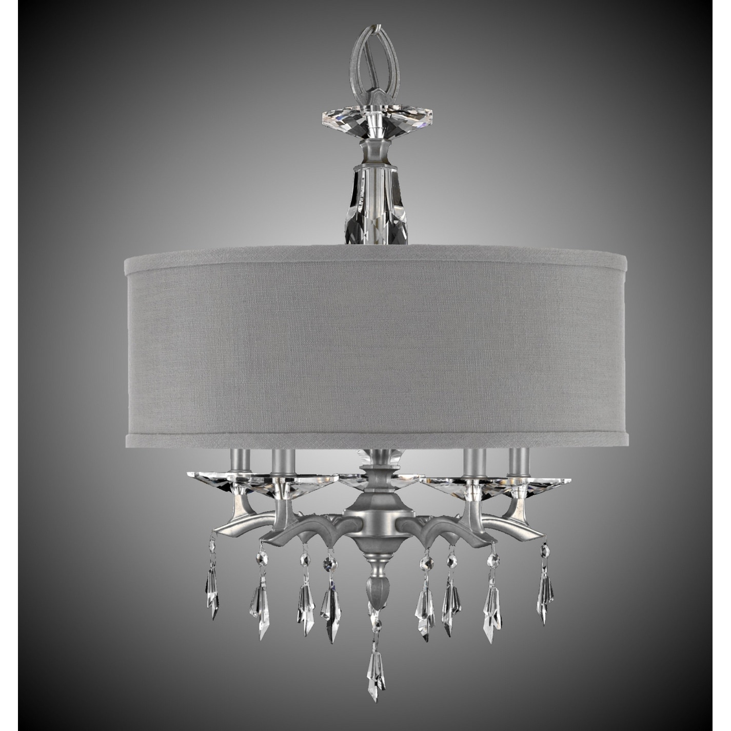 American Brass Five Light Chandelier Kaya Collection Pewter One Size Overstock 32325539 Feel the luxury of exotic kashmir. overstock com