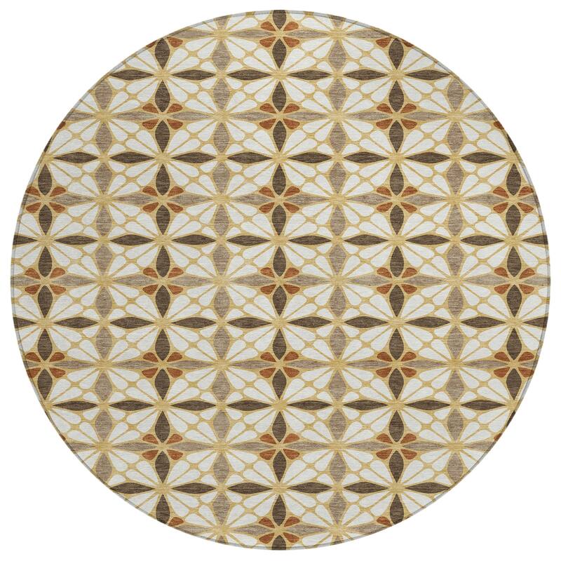 Machine Washable Indoor/ Outdoor Mosaic Pablo Chantille Rug