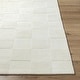 preview thumbnail 3 of 5, Nathan Casual Solid Color Wool Area Rug