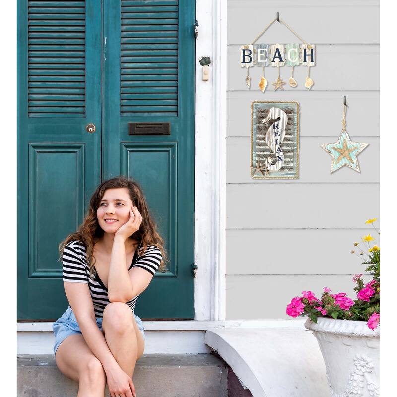 CoTa Global Aquarius Nautical Collection Wall Accent - 3 Pieces