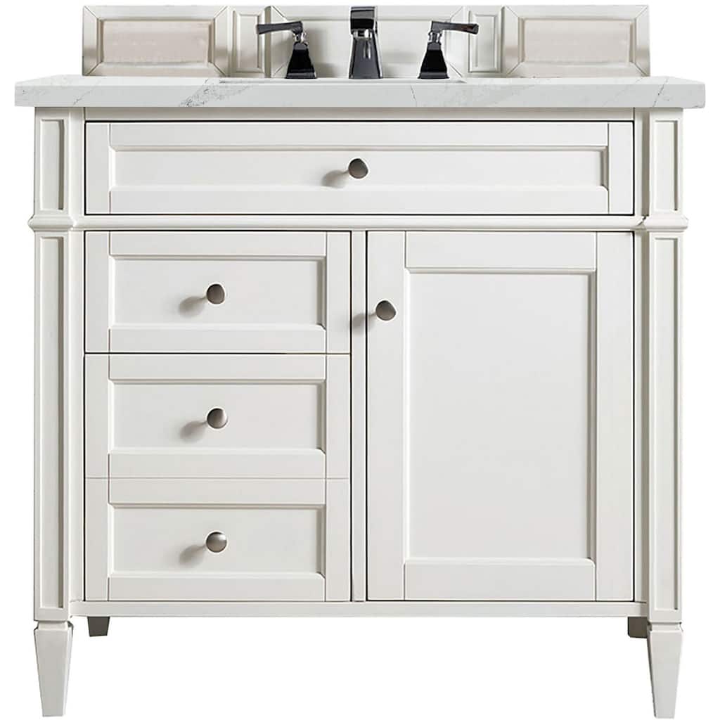 James Martin Vanities 655-V36-3ENC Brittany 36" Single Basin Poplar