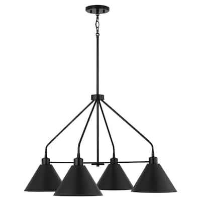 Alden 4-Light Chandelier - 32.50"W x 20"H
