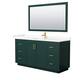 Option Green, Gold Trim, Giotto Quartz Top