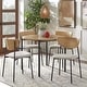 preview thumbnail 1 of 12, Lifestorey Jari Round Dining Set 5-Piece Light Oak