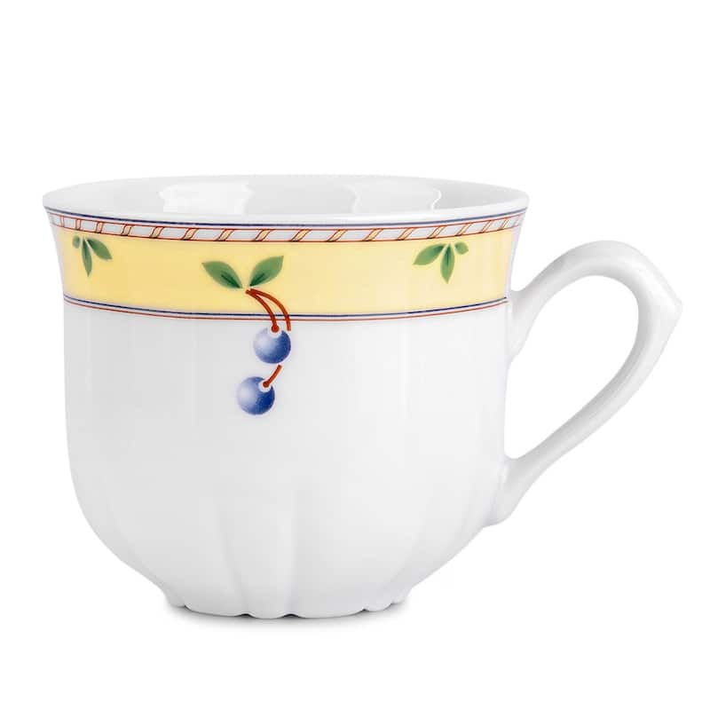 Blueberry Porcelain Tea Coffee Cup and Saucer Set