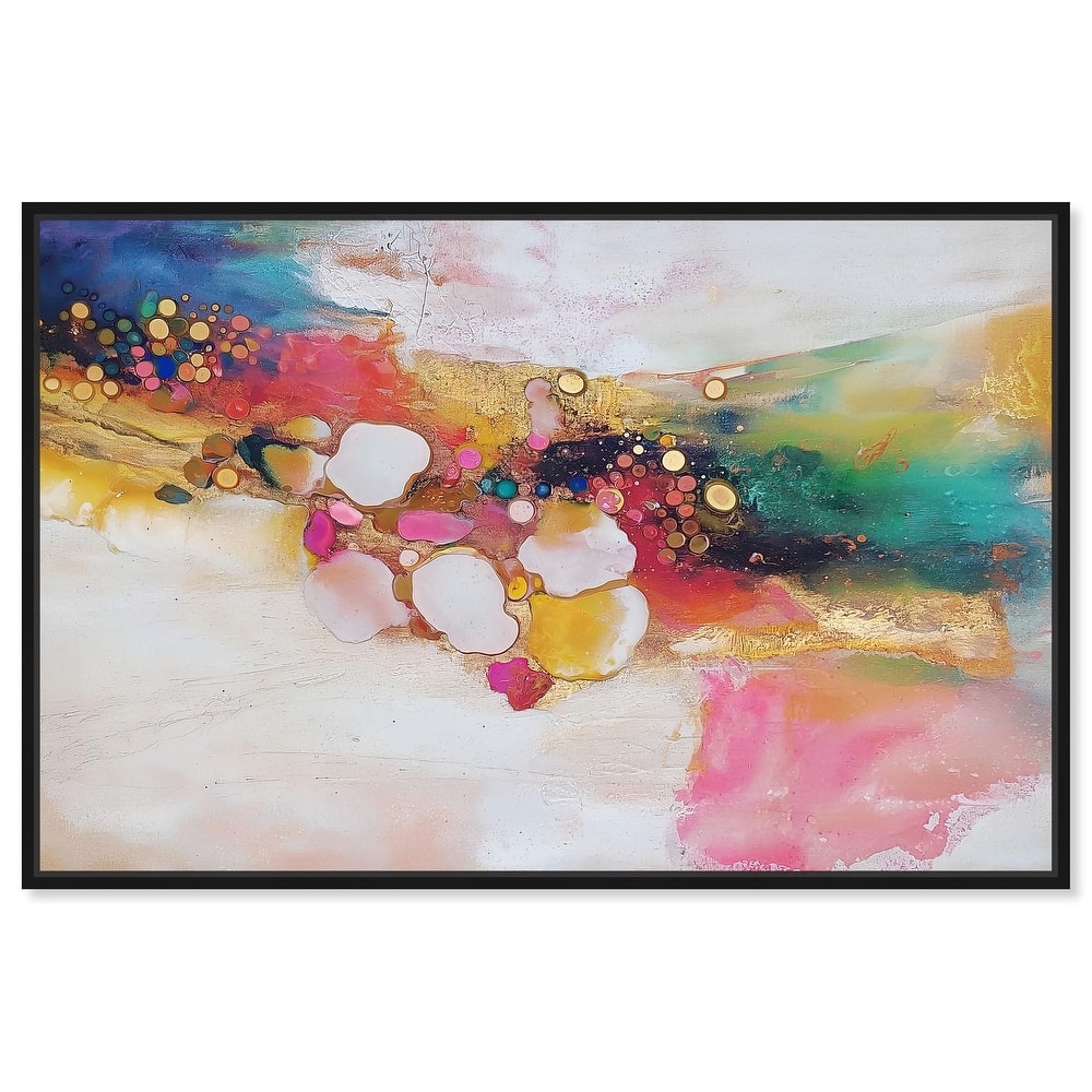 Vibrant Dabs II Canvas by Art Remedy