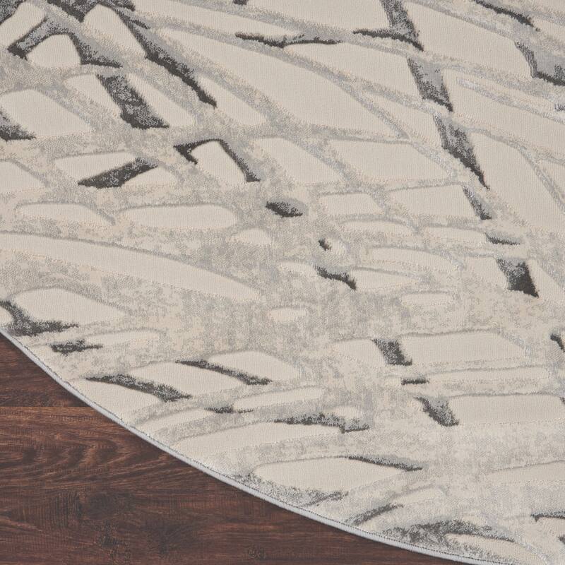 Nourison Rustic Textures Abstract Floral Area Rug
