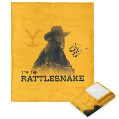 Yellowstone Rattlesnake Silk Touch Throw Blanket