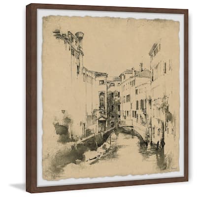 Venice Canal Framed Print