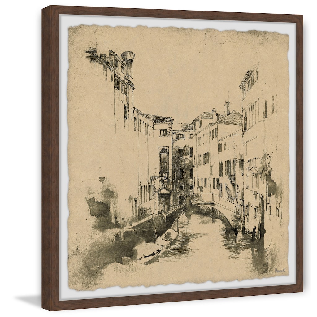 Venice Canal Framed Print