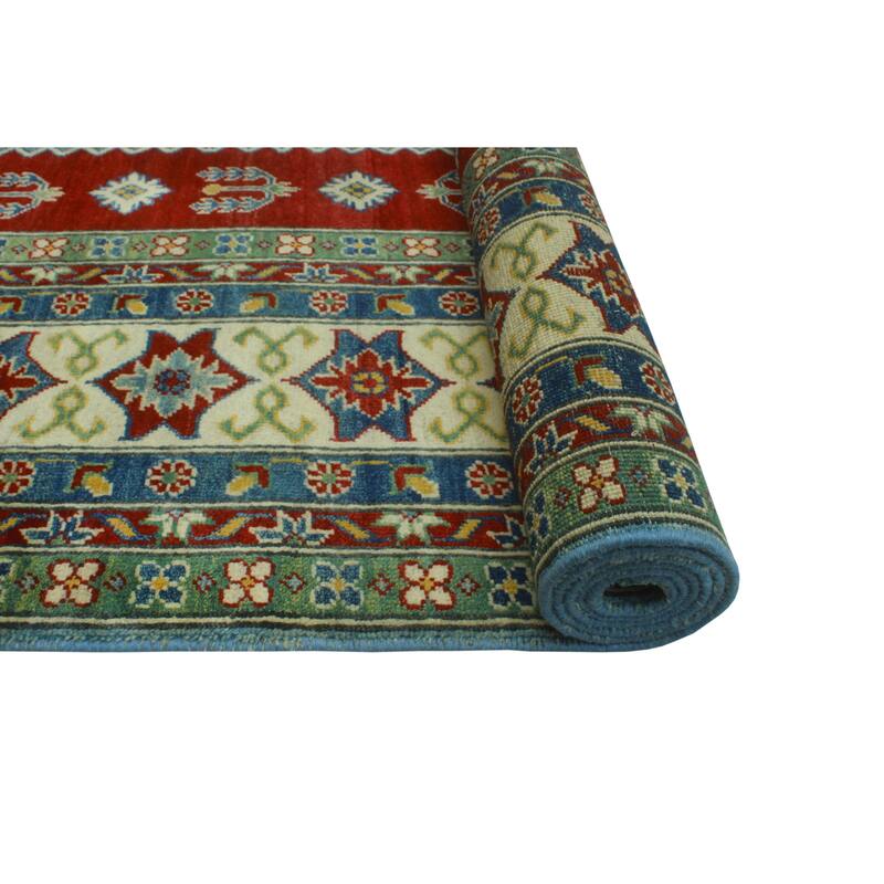 Kazak Tiger Lt. Blue/Ivory Rug - 8'4" x 11'3"