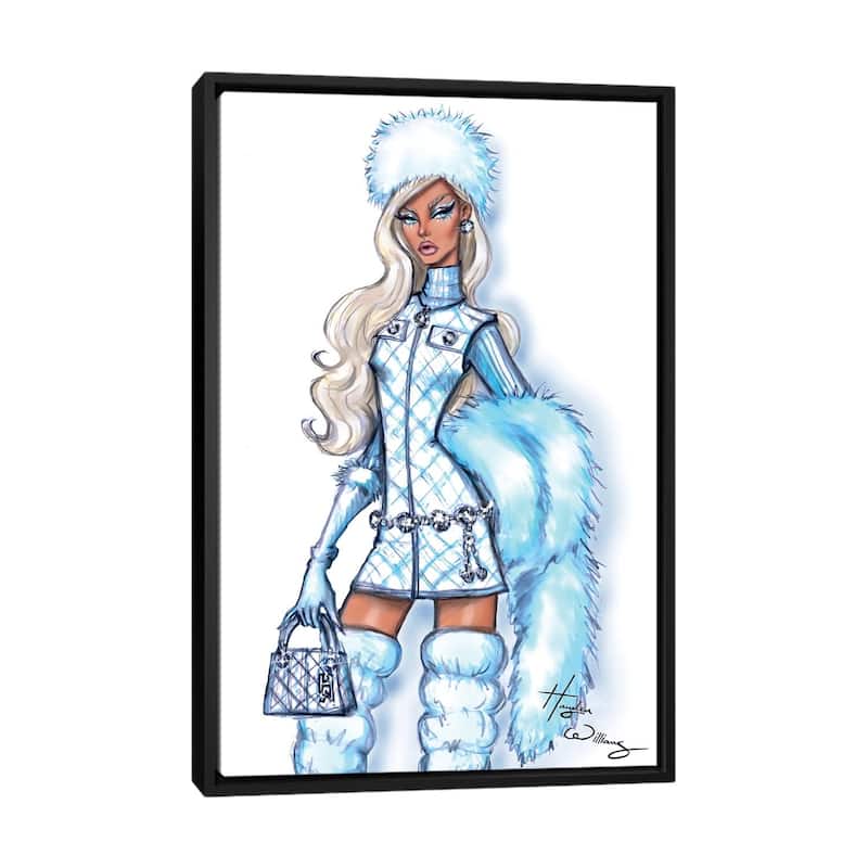iCanvas "Icy Girl" by Hayden Williams Framed
