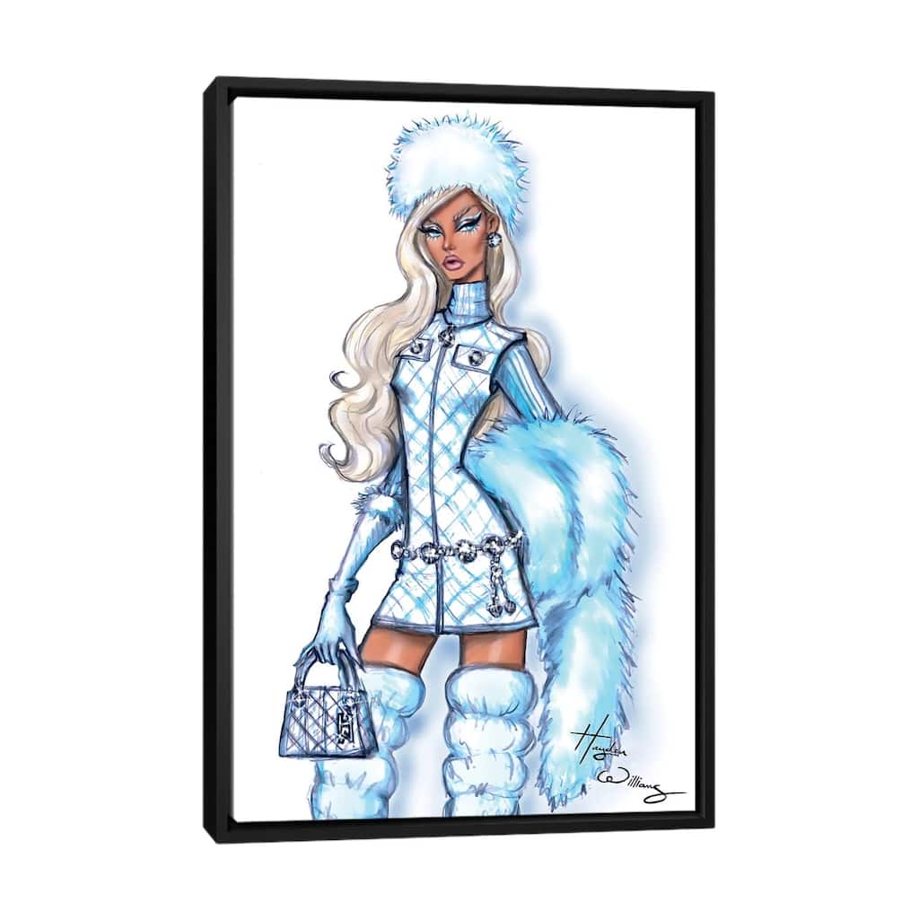 iCanvas "Icy Girl" by Hayden Williams Framed