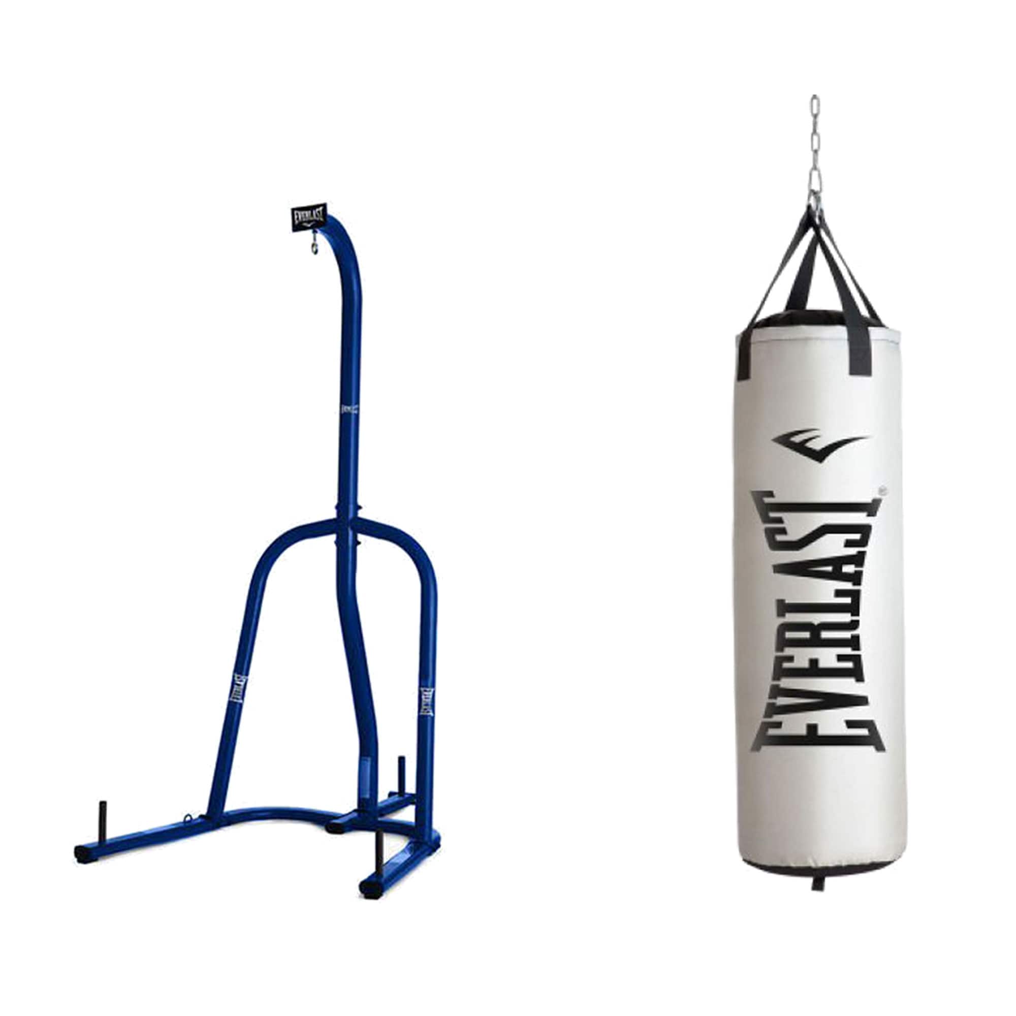 Everlast Single Station 100 Pound Punching Bag Stand and Nevatear Heavy Bag Kit 60 Bed Bath Beyond 40148976
