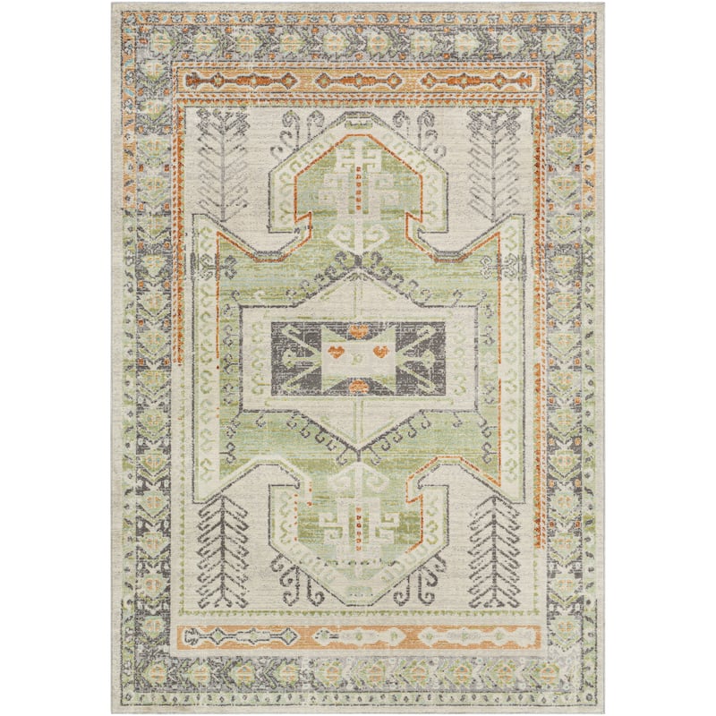 Livabliss Ananya Indoor/ Outdoor Tribal Medallion Area Rug