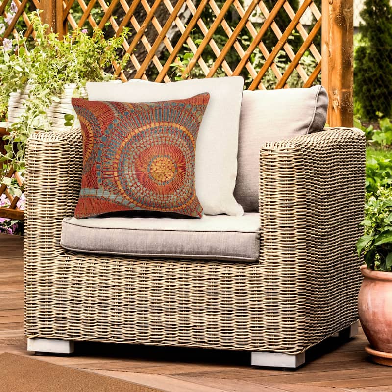 Liora Manne Marina Circles Indoor/Outdoor Pillow