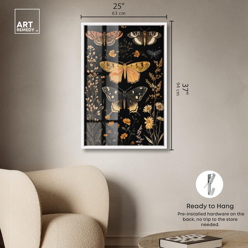 Winged Visitors II Shadowbox by Art Remedy