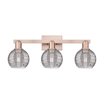 Innovations Lighting 716-3W-11-26 Athens Deco Swirl Vanity Athens Deco