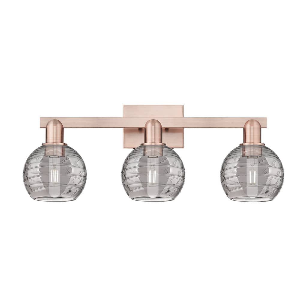 Innovations Lighting 716-3W-11-26 Athens Deco Swirl Vanity Athens Deco