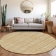 preview thumbnail 12 of 132, Premium Washable Super Soft Stripe Ombre Mayfield Rug Wheat - 8' x 8'