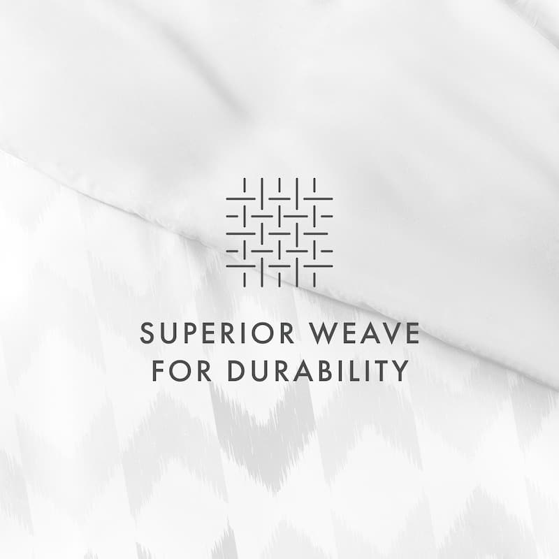 Becky Cameron Chevron Sleep 3-Piece Reversible Duvet Cover Set