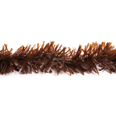 Commercial Tinsel Twist Christmas Garland - 25' - Brown