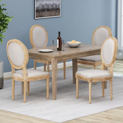 Phinnaeus French Country Dining Chairs (Set of 4) by Christopher Knight Home