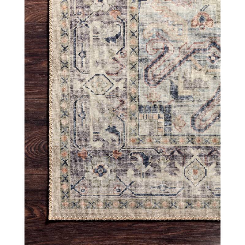 Alexander Home Venetian Printed Star Persian Distressed Rug