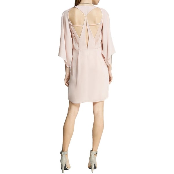chiffon cut out dress