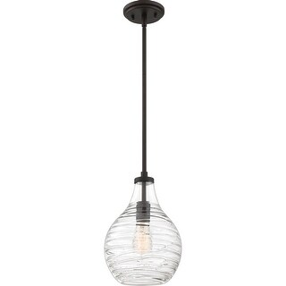 Quoizel Genie 9" Pendant Light in Old Bronze