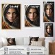 preview thumbnail 4 of 9, Designart "Enchanting Female Gaze I" Modern Woman Framed Wall Art For Living Room