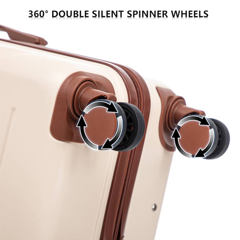 20"/24"/28" 3 pcs/set in ABS Spinner Wheel Luggage, Matching Color, With Combination Lock